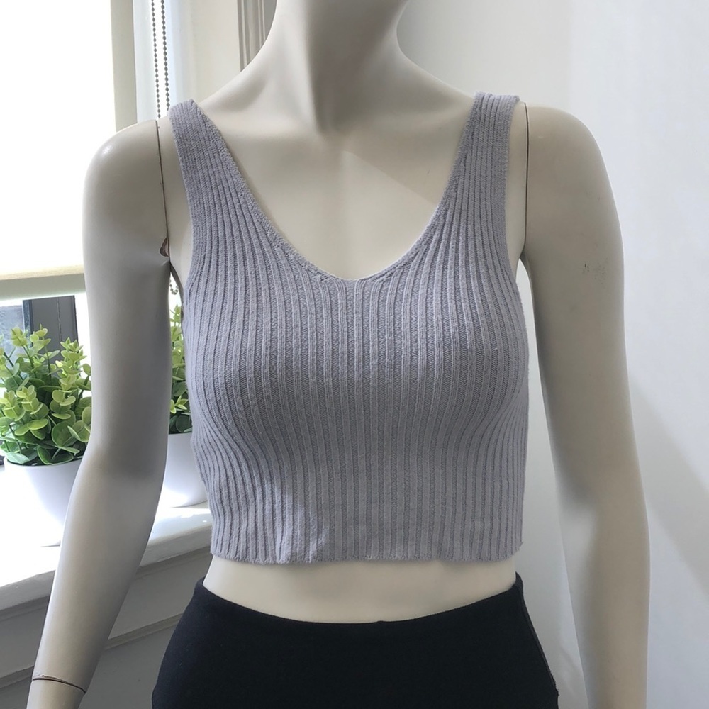 BRANDY MELVILLE BABY BLUE CROP TOP ONE SIZE